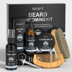 Rnekfa Beard Grooming Kit - Professional Hair Care And Grooming Essential For Styling, Maintenance And Daily Use