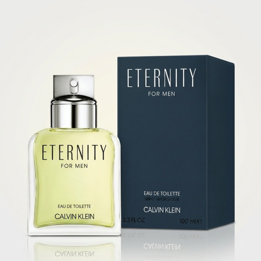Calvin Klein Eternity For Men Eau De Toilette 100 Ml - Fresh Aromatic Men'S Perfume Classic Daily Wear Long Lasting Fragrance Calvin