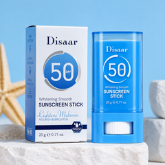 Disaar Whitening Smooth Sunscreen Stick Spf50 - 20g - Daily Spf Sun Protection For Face, Brightening Care, Lightweight Use And Outdoor Protection
