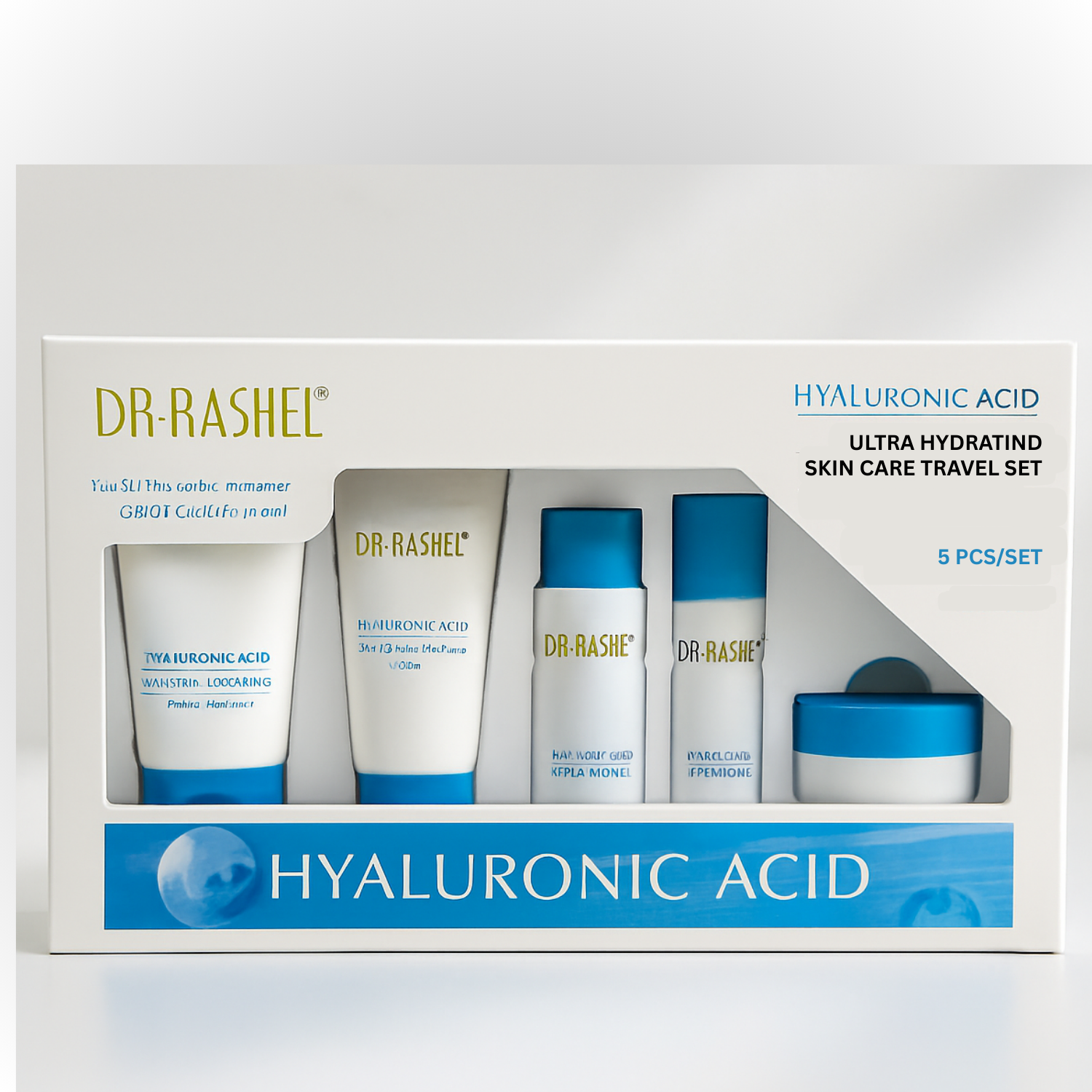 Dr.Rashel Hyaluronic Acid Ultra Hydrating Skin Care Travel Set Glo Arabia