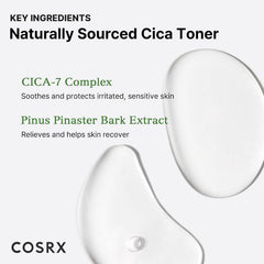 Cosrx Cica Toner 150Ml - Soothing Hydrating Toner Sensitive Skin Redness Relief Barrier Repair COSRX