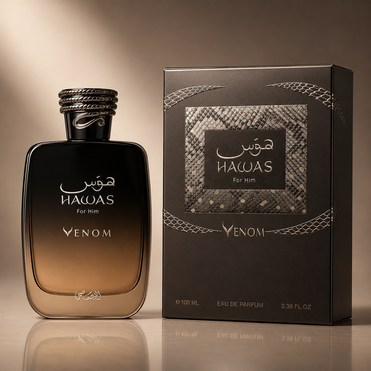 Hawas For Him Venom Eau de Parfum 100ml – Long Lasting Men's Luxury Fragrance