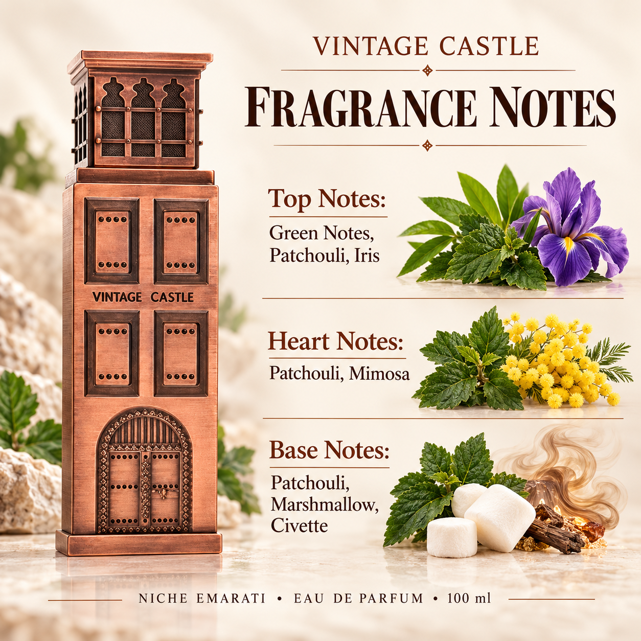 Lattafa Niche Emarati Vintage Castle Eau de Parfum - 100 ml Lattafa