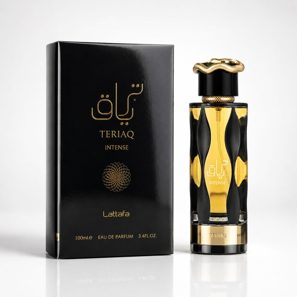 Lattafa Teriaq Intense EDP 100ml - Long Lasting Arabian Eau de Parfum for Elegant Daily and Evening Wear