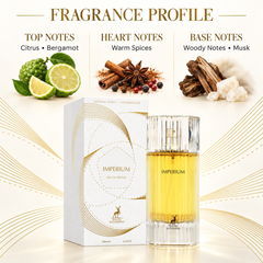 Maison Alhambra Imperium Eau de Parfum 100ml – Warm Spicy Amber Perfume for Men and Women