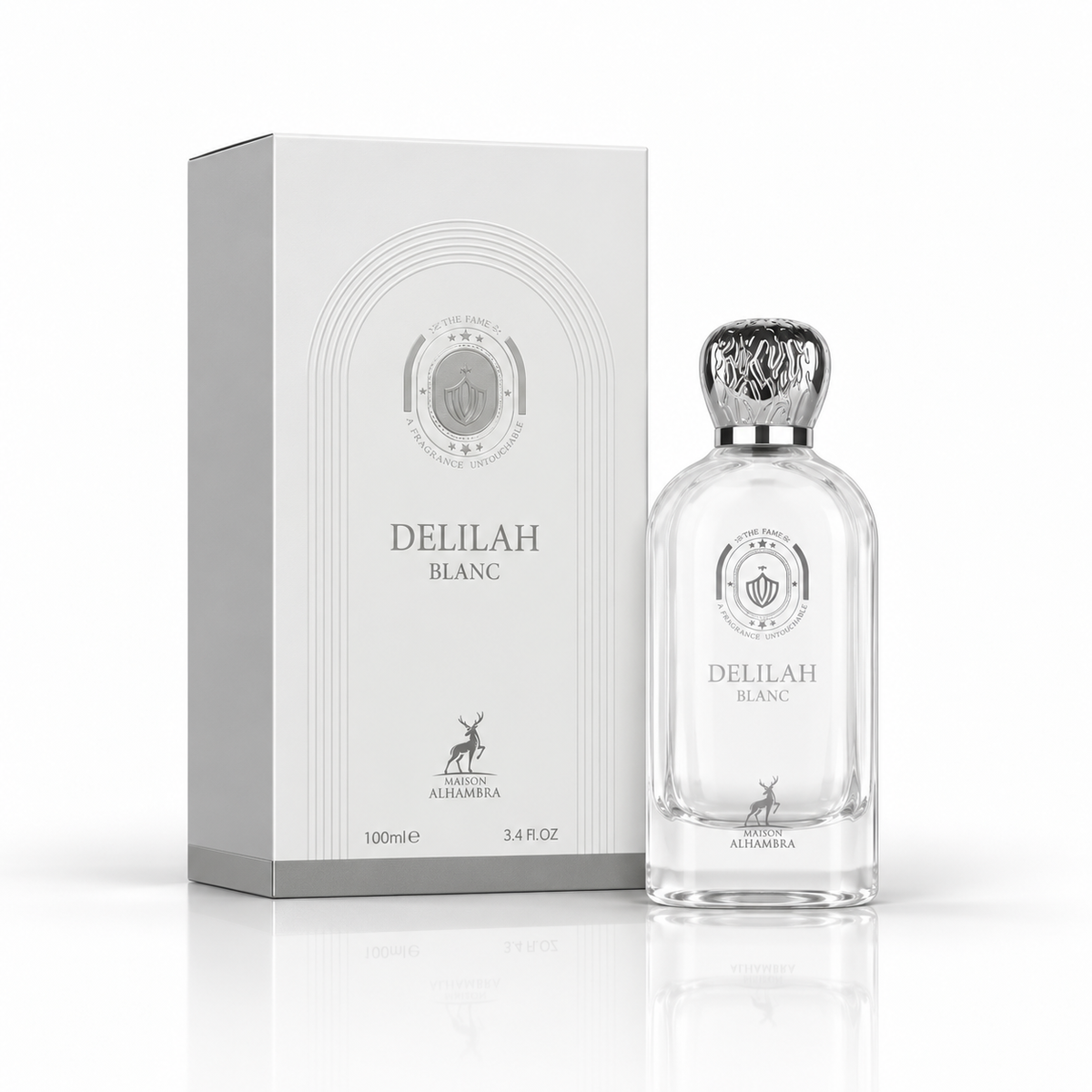 Maison Alhambra Delilah Blanc Eau de Parfum 100ml – Floral Fruity Musk Perfume for Women