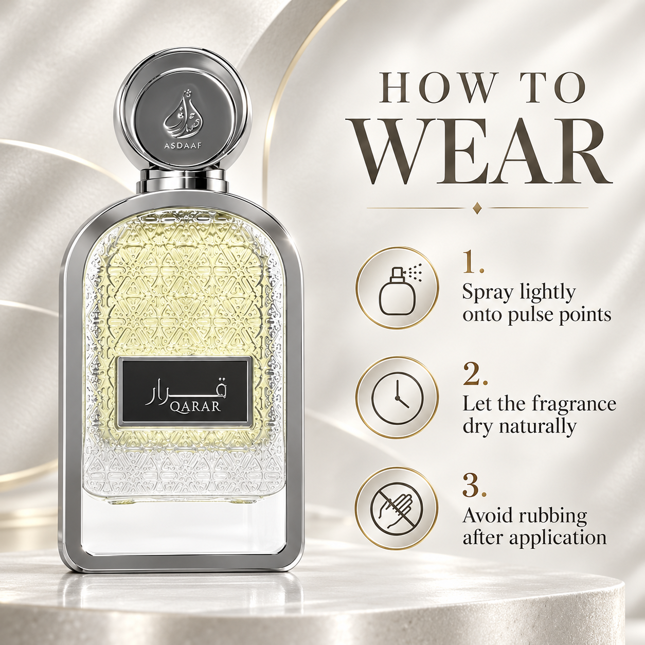 Asdaaf Qarar Eau de Parfum 80 ml Asdaaf