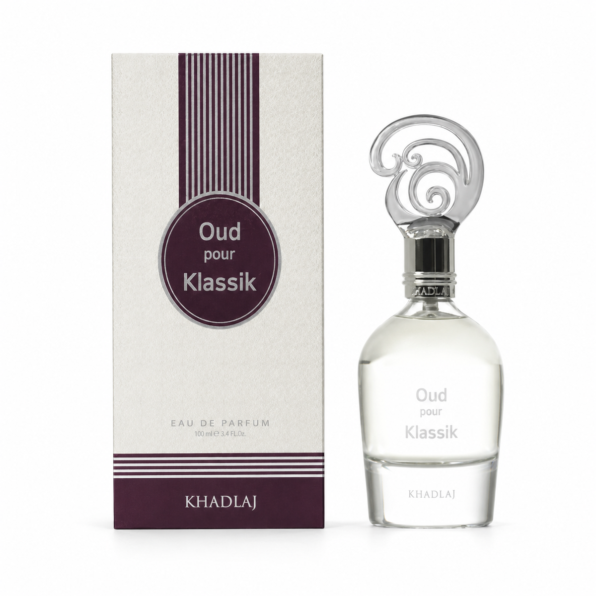 Khadlaj Oud Pour Klassik Eau de Parfum 100ml - Woody Oud Unisex Perfume