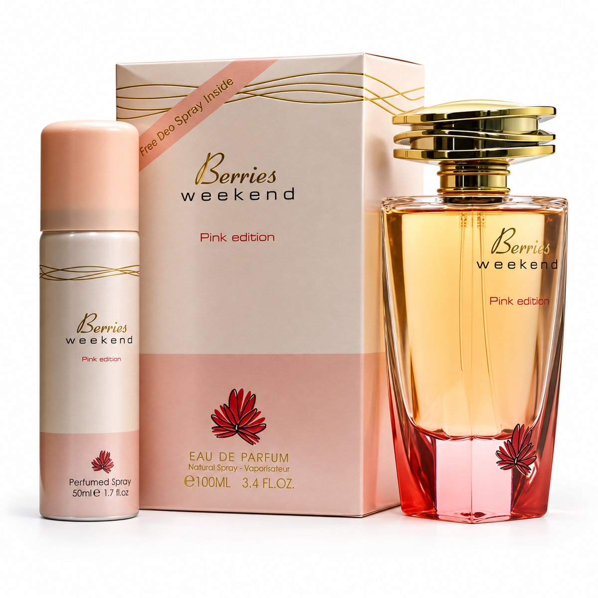 Fragrance World Berries Weekend Pink Edition Eau de Parfum 100ml