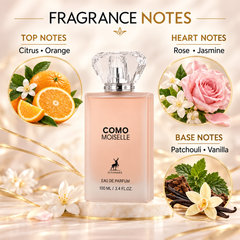 Maison Alhambra Como Moiselle Eau de Parfum 100ml – Long-Lasting Citrus Floral Perfume for Women