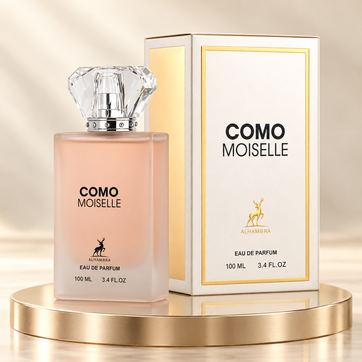 Maison Alhambra Como Moiselle Eau de Parfum 100ml – Long-Lasting Citrus Floral Perfume for Women