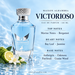 Maison Alhambra Victorioso Eau de Parfum 100 ml - Woody Aquatic Perfume for Men Maison Alhambra