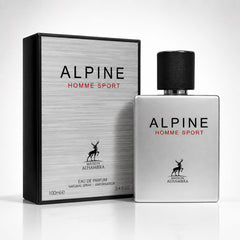 Maison Alhambra Alpine Homme Sport - Men's Fresh Sport Eau de Parfum for Daily Wear, Office, Gym and Active Lifestyle