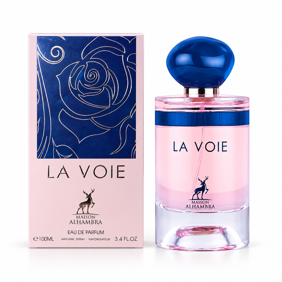 Maison Alhambra La Voie Eau de Parfum 100ml – Long-Lasting White Floral Perfume for Women