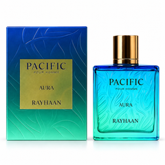 Rayhaan Pacific Aura Pour Homme Eau de Parfum 100 ml - Men's Fresh Citrus Perfume