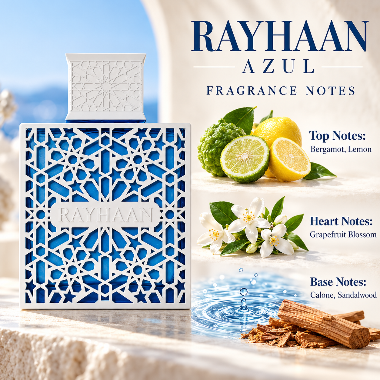 Rayhaan Azul Eau de Parfum 100 ml Rayhaan