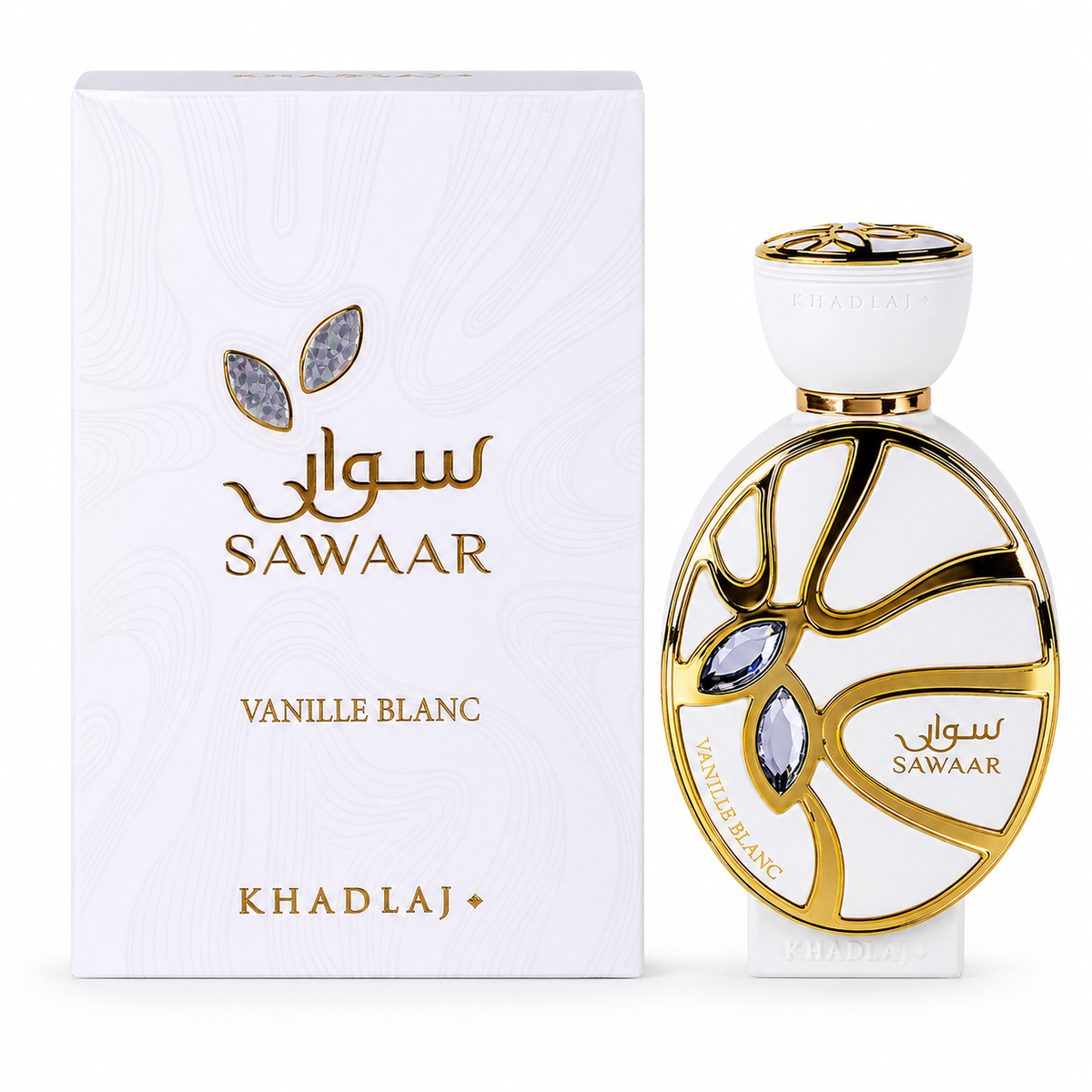 Khadlaj Sawaar Vanille Blanc Extrait de Parfum 100ml - Powdery Vanilla Perfume