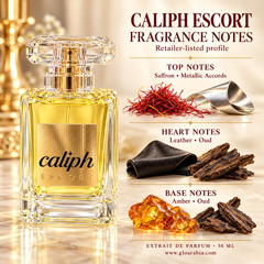 Caliph Escort Extrait de Parfum 50 ml - Fresh Floral Fragrance with a Warm Finish Caliph