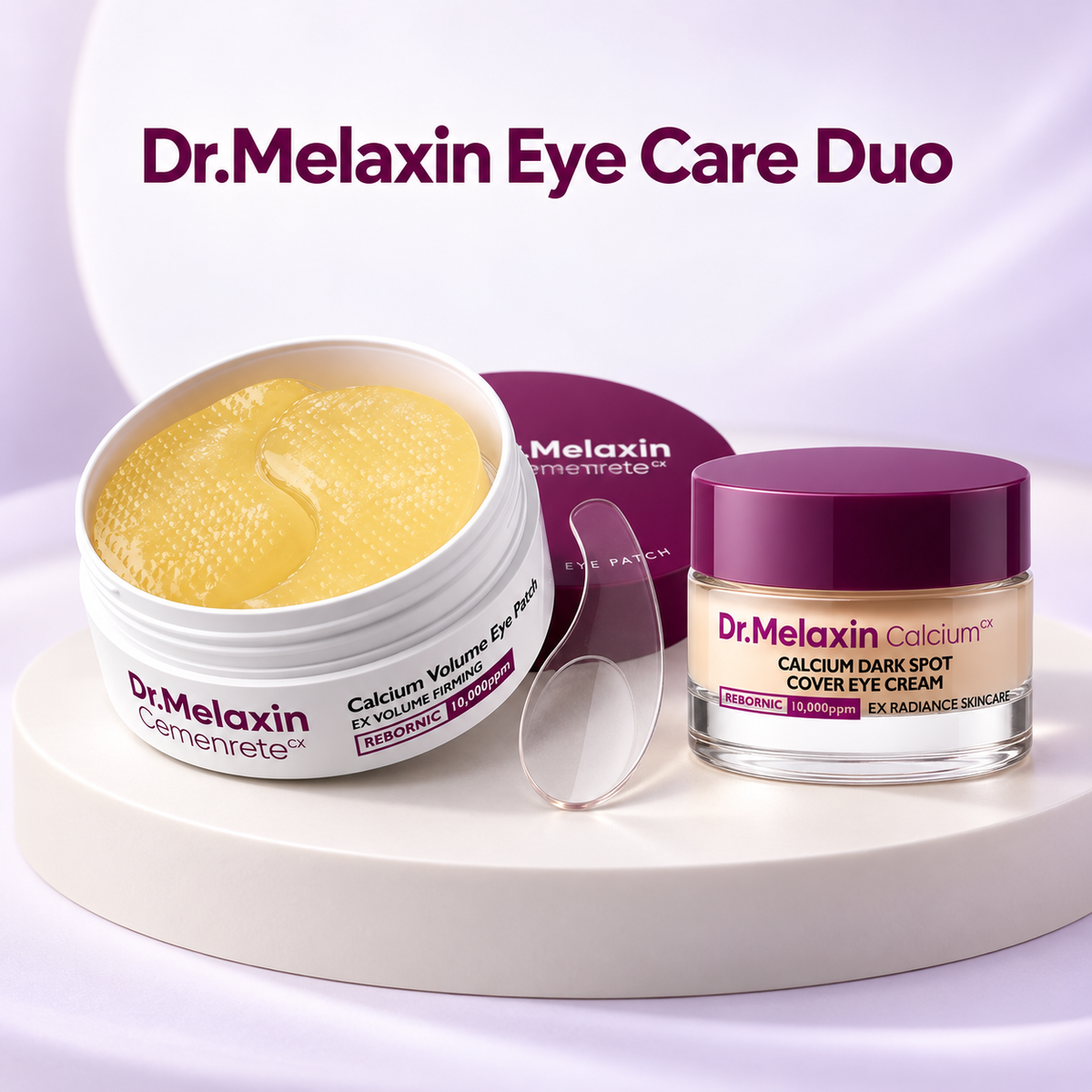 Dr. Melaxin Viral Dark Circle & Eye Volume Duo – Brightening Eye Cream + 60 Hydrogel Patches