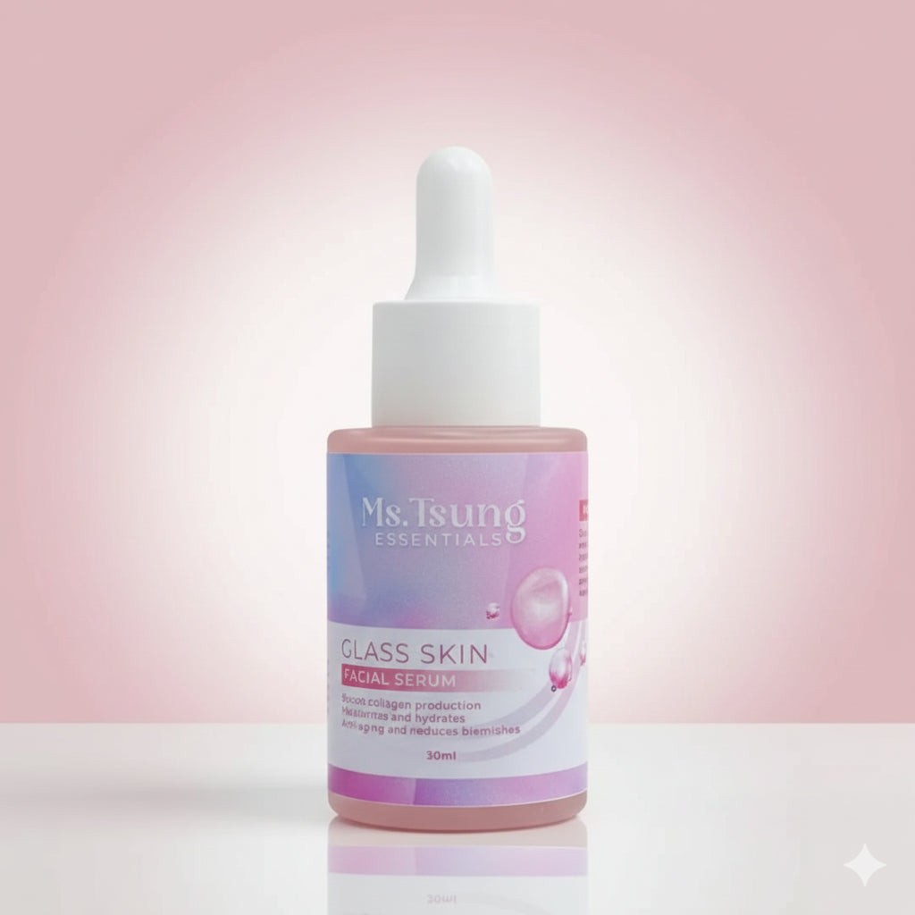 MS Tsung Glass Skin Facial Serum – 30 ml Glo Arabia
