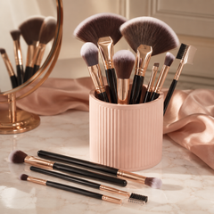 Sweet beauty a complete makeup brush 8 pcs - Professional Face and Eye Makeup Brush Set