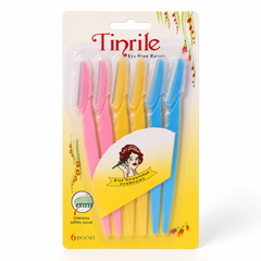 Tinrile Eyebrow Razor 6pcs Set - Facial Hair Remover and Eyebrow Shaper