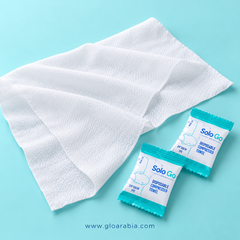 Solo Go Disposable Compressed Towels 24 x 30 cm - 10 Pcs for Travel & Personal Care Solo Go