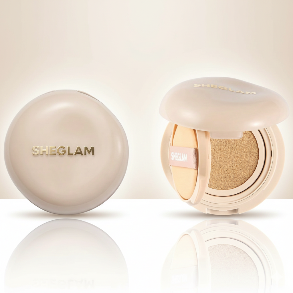 SHEGLAM Lock & Go Long Lasting Cushion Foundation Shell Glo Arabia
