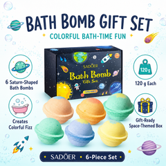 Sadoer Bath Bomb Gift Set - Relaxing Scented Spa Bath Bomb Set