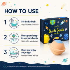 Sadoer Bath Bomb Gift Set - Relaxing Scented Spa Bath Bomb Set