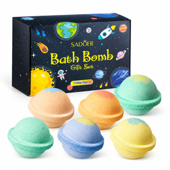Sadoer Bath Bomb Gift Set - Relaxing Scented Spa Bath Bomb Set