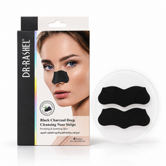 Dr. Rashel Black Charcoal Deep Cleansing Nose Strips - Women - Deep Cleansing Nose Pore Strips Blackhead Remover Oil Control Skin Care