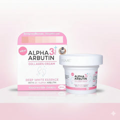 Precious Skin Alpha Arbutin Collagen 3 Plus Cream Deep White Essence 100 g Glo Arabia