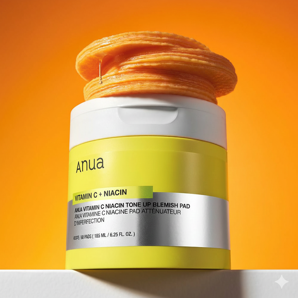 Anua Vitamin C + Niacin Tone Up Pad - Brightening Toner Pads 185 ml | Best Before 12 Mar 2027
