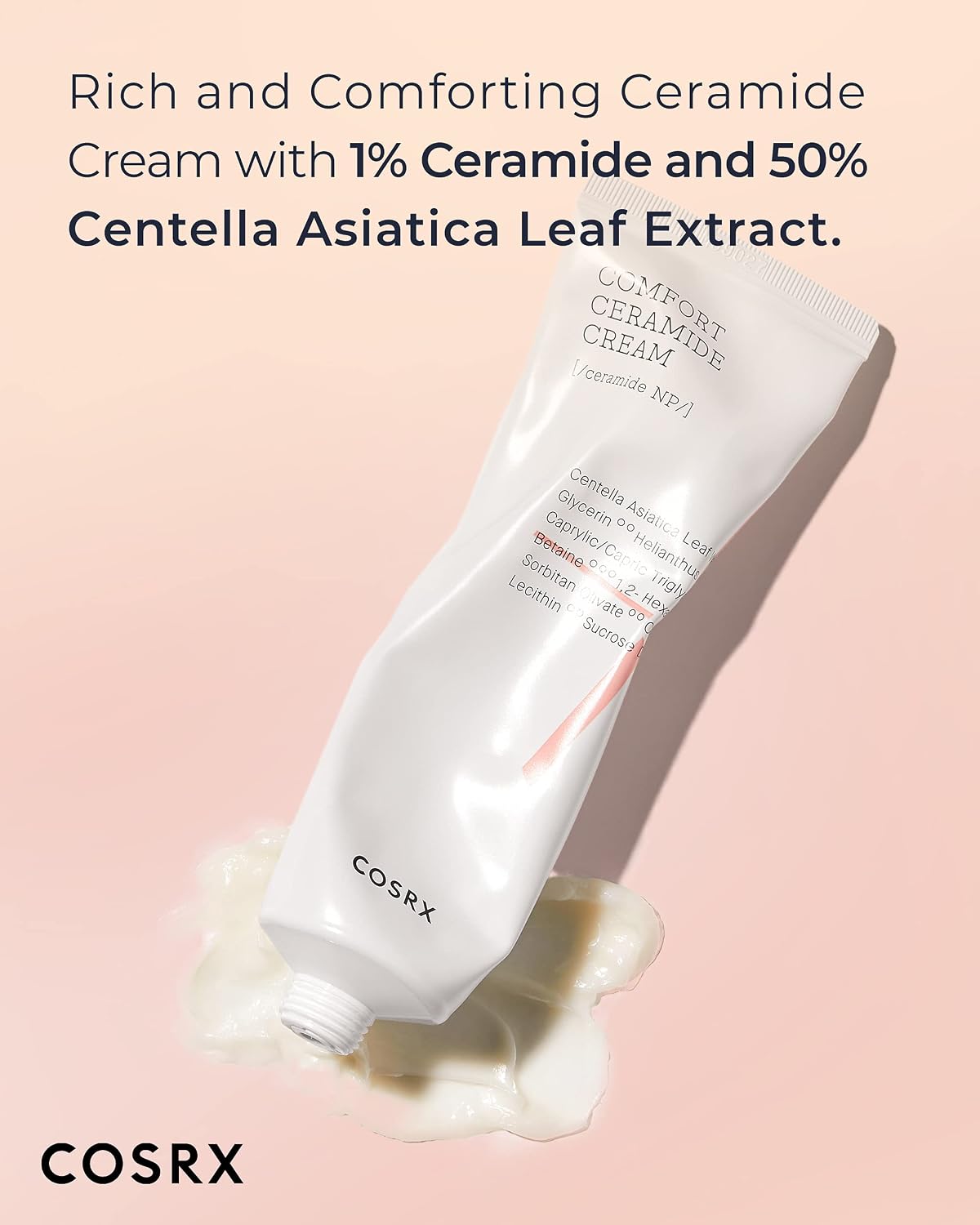 Cosrx Comfort Ceramide Cream - Barrier Repair Moisturizing Cream Dry Sensitive Skin Protection Hydration Care COSRX