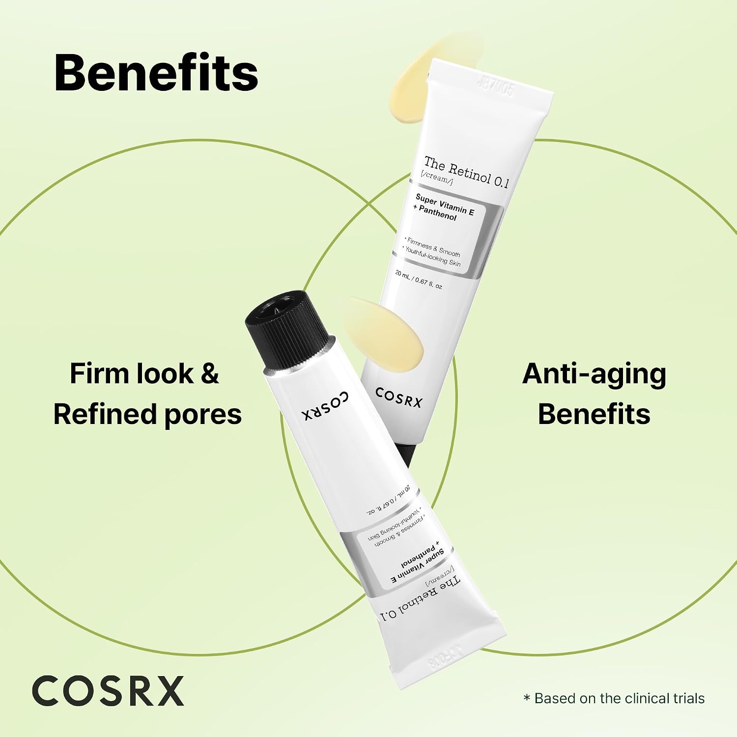 COSRX The Retinol 0.1 Cream 20 ml - Retinol Cream for Fine Lines & Texture | Best Before 30-01-2027 COSRX
