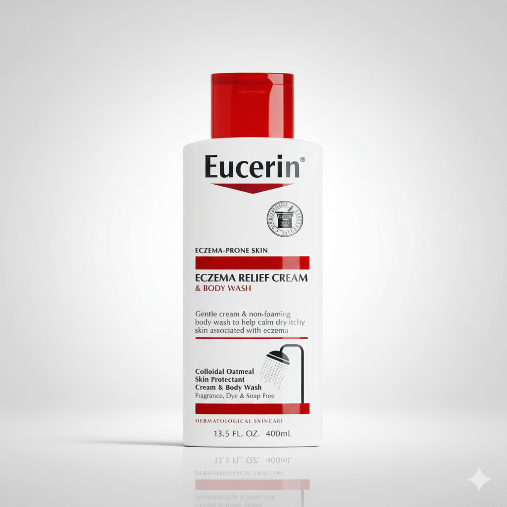 Eucerin Eczema Relief Cream Body Wash 400ml Glo Arabia