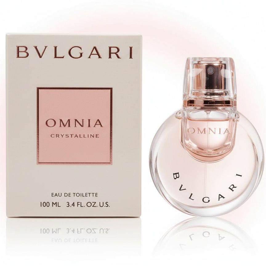 Bvlgari Omnia Crystalline 100Ml - Fresh Floral Woody Women'S Perfume Elegant Light Daily Wear Long Lasting Fragrance Bvlgari