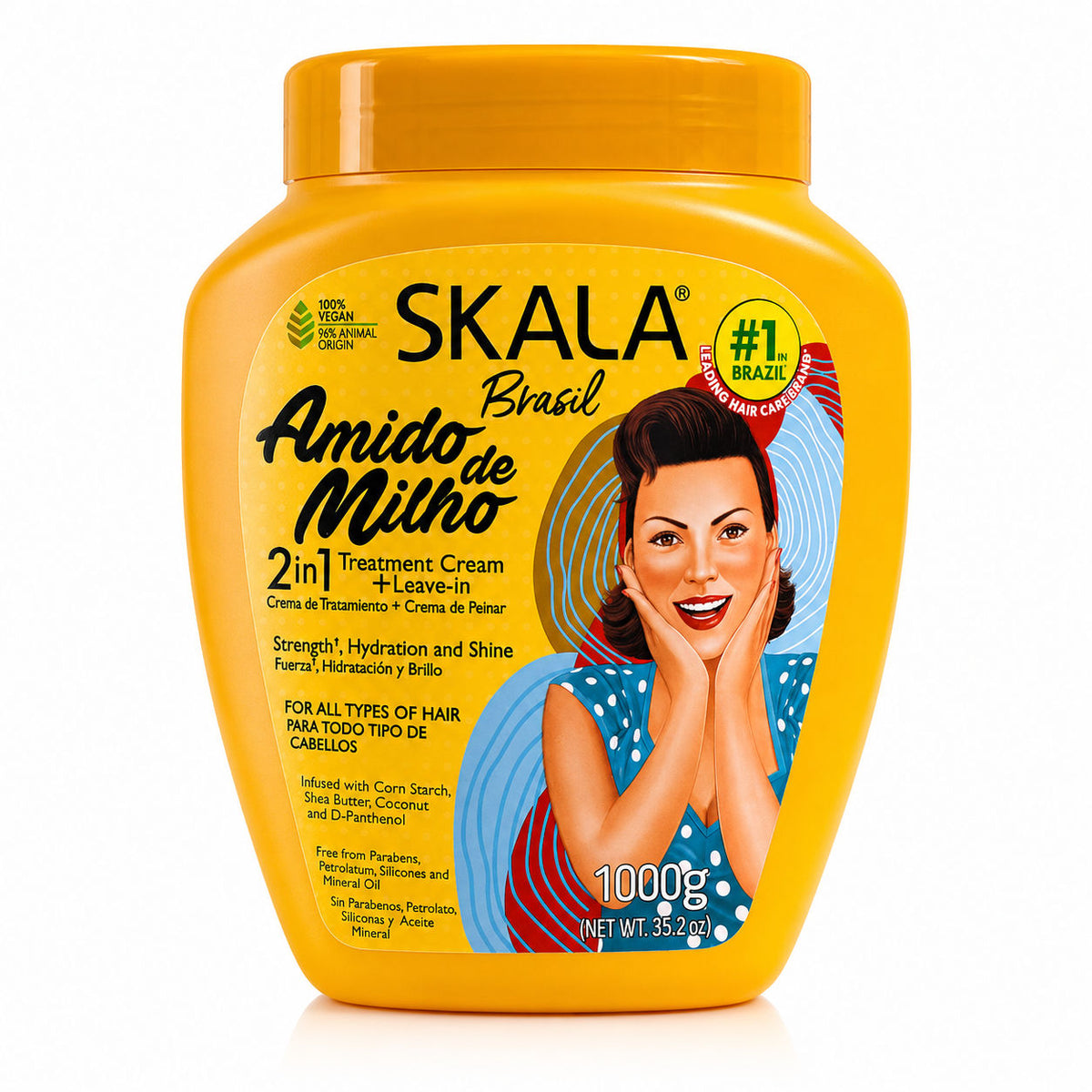 Skala Amido De Milho 2 in 1 Hair Cream 1000 G