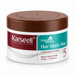 Karseell Maca Power Hair Matte Wax 100g - Professional Hair Care And Grooming Essential For Styling, Maintenance And Daily Use