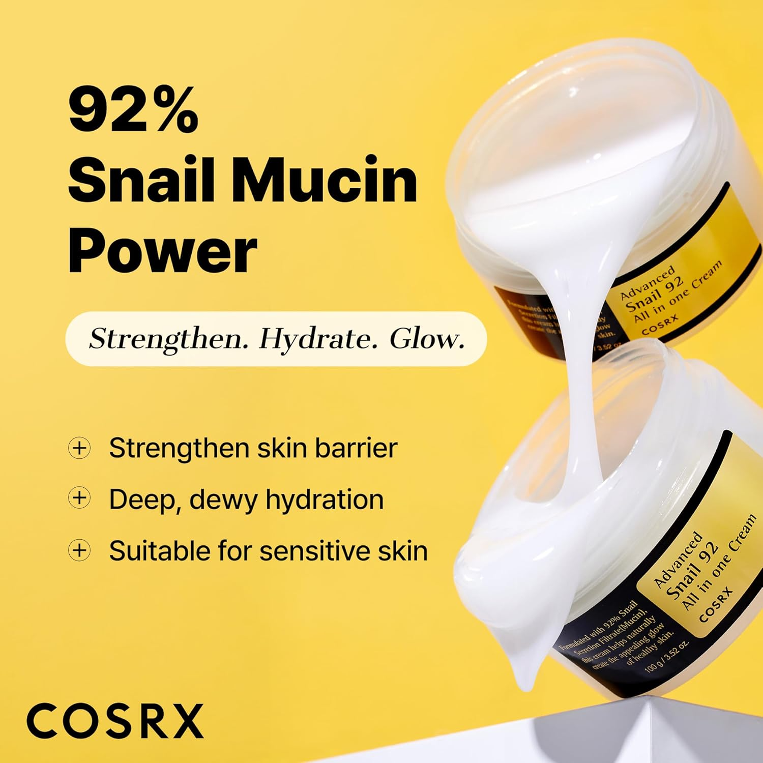 Cosrx Advanced Snail 92 All in one Cream Cream - 100g COSRX