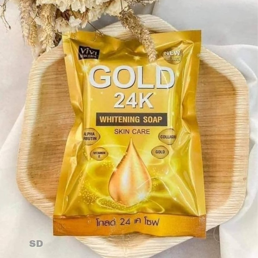 Vivi Gold 24k Whitening Soap - 80g Glo Arabia