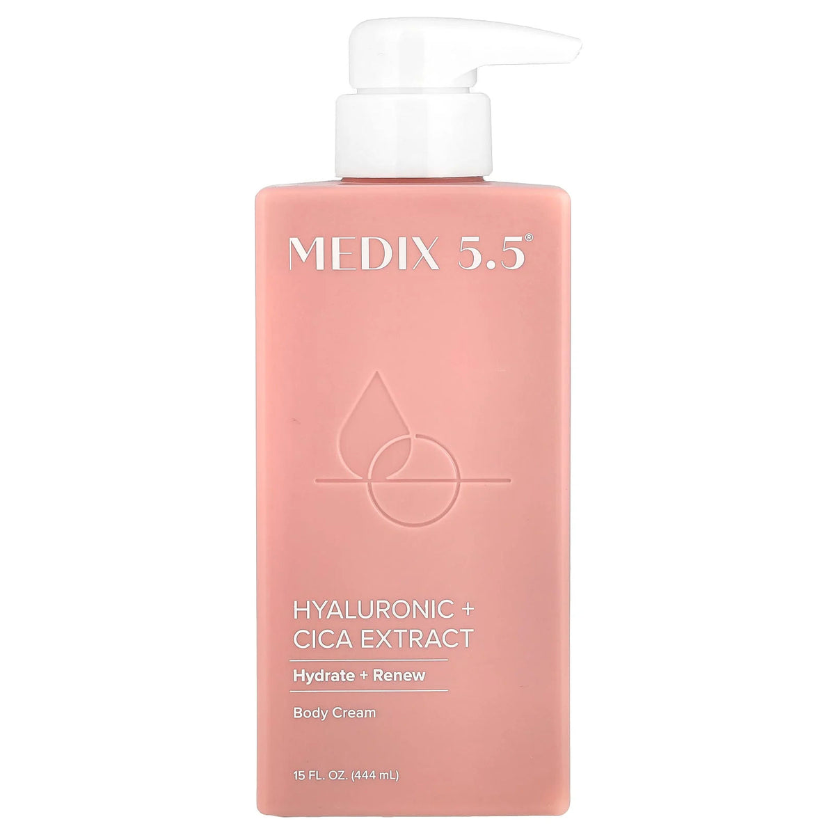 MEDIX 5.5 Hyaluronic Acid + Cica Hydrate + Renew Body Cream 444ml - Hydrating Body Moisturizer