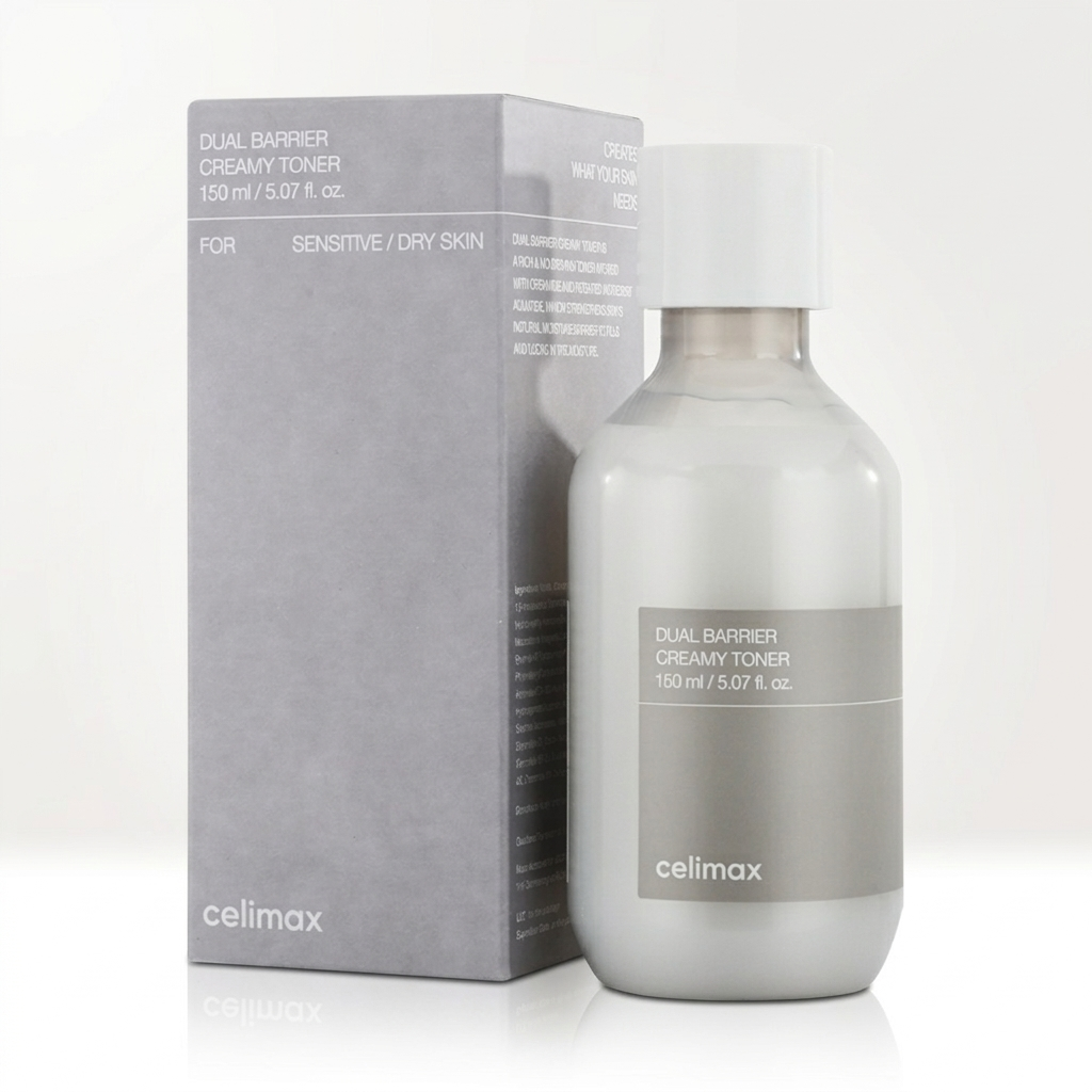 Celimax Dual Barrier Creamy Toner 150 Ml - Hydrating Milky Toner For Barrier Repair And Sensitive Skin Care