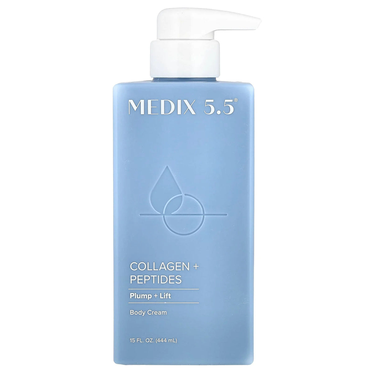 MEDIX 5.5 Collagen + Peptides Plump + Lift Body Cream 444ml - Hydrating Body Moisturizer