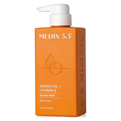 MEDIX 5.5 Argan Oil + Vitamin E Dryness Rescue Body Cream 444ml - Hydrating Body Moisturizer