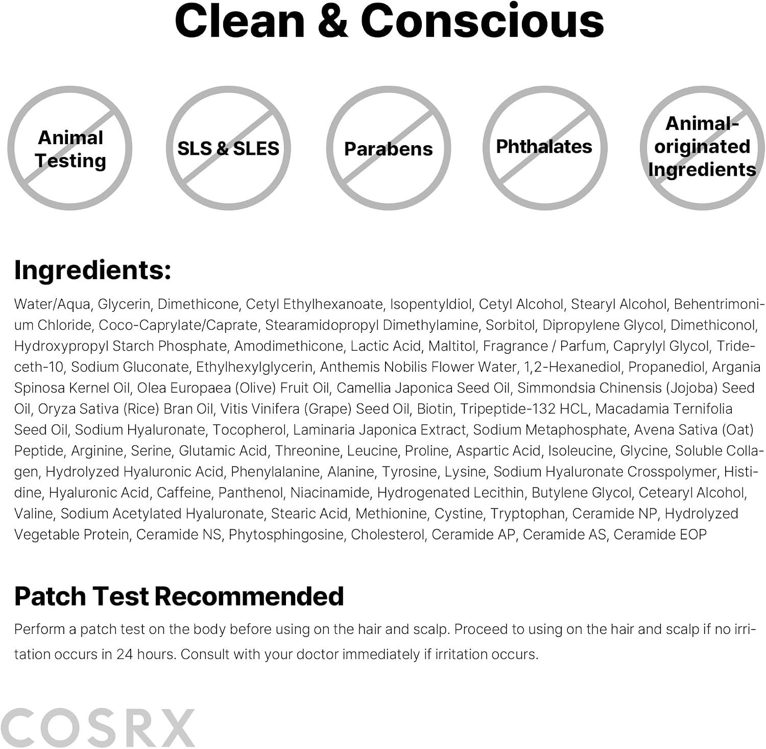 COSRX Peptide-132 Ultra Perfect Hair Bonding Treatment – 120ml COSRX