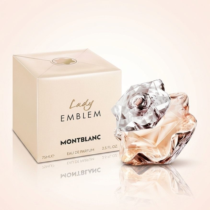 Mont Blanc Lady Emblem 75 Ml - Soft Floral Women'S Perfume Elegant Romantic Long Lasting Fragrance Mont