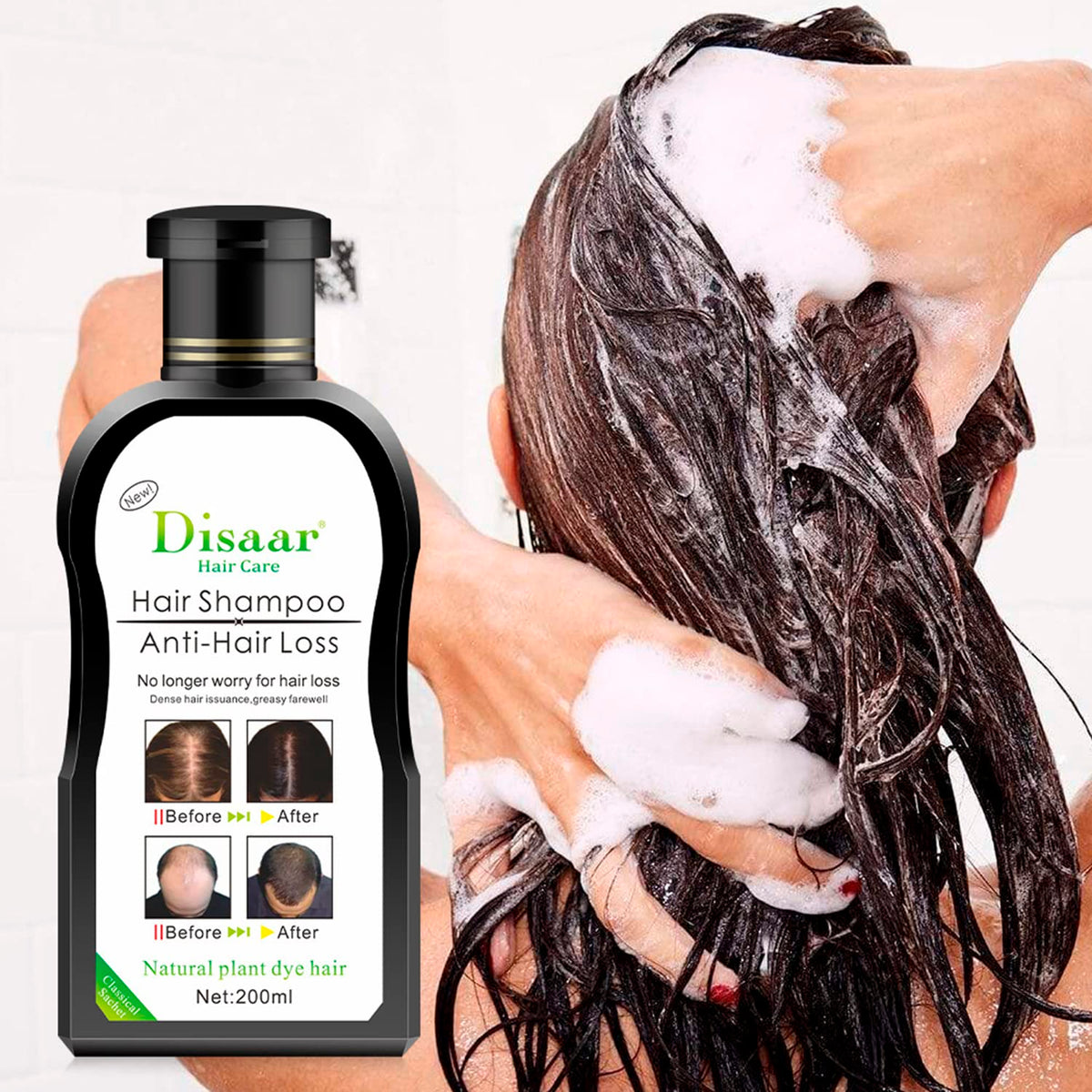 Disaar Hair Shampoo Anti-Hair Loss & Hair Growth - 200ml DISAAR