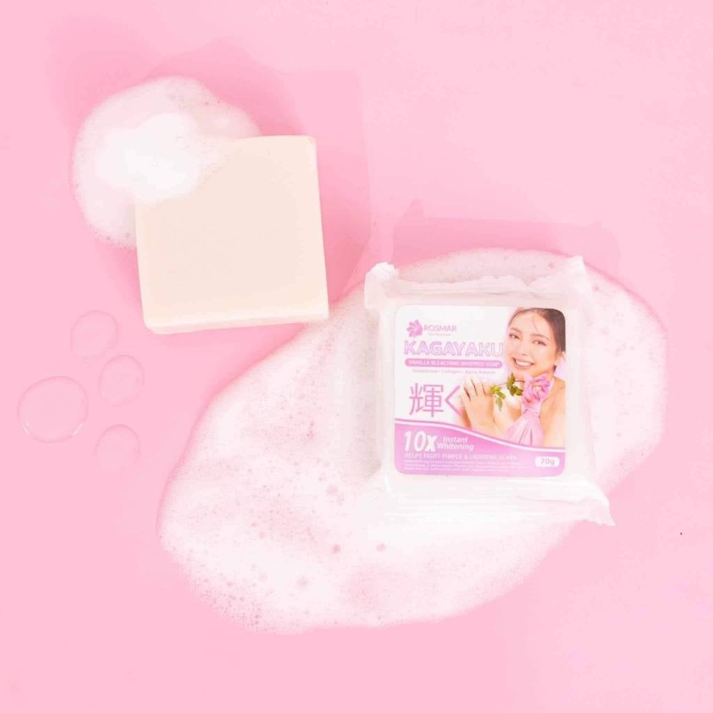 Rosmar Kagayaku Vanilla Bleaching Whipped Soap 70GM